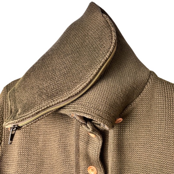 Vintage Capper & Capper 100% Pure Wool Hooded Cardigan Plaid Lined Button Front - Picture 8 of 12